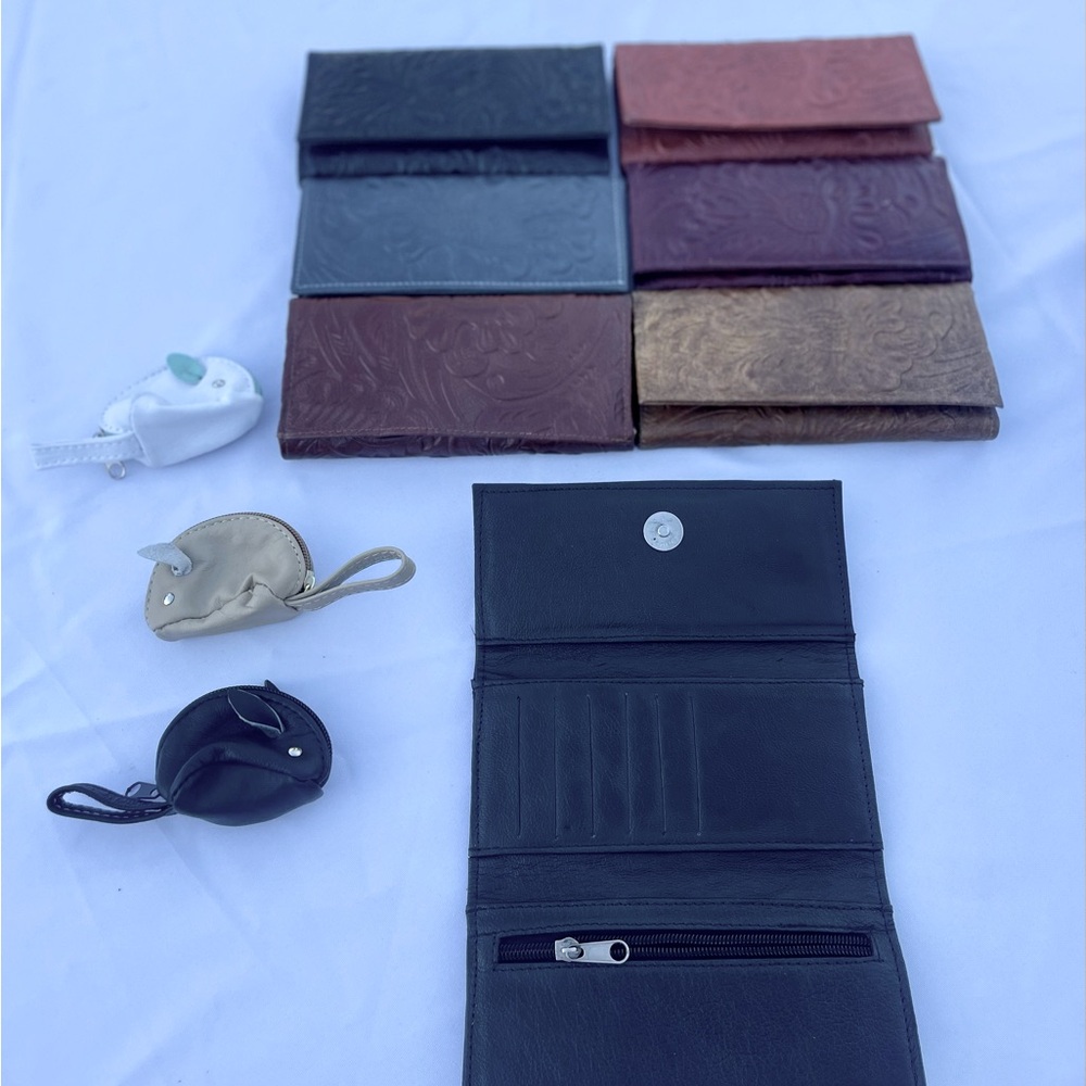 Genuine Leather Wallet and Coin Purse